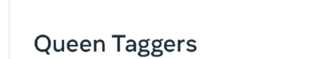 Cover image for Queen taggers meta data