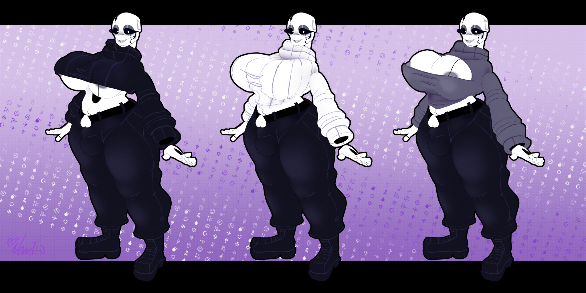 Busty Gaster by Nonehub