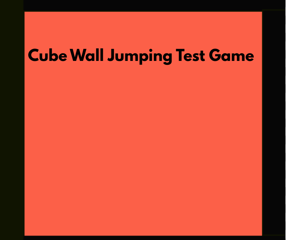Wall Jump Mechanic Test