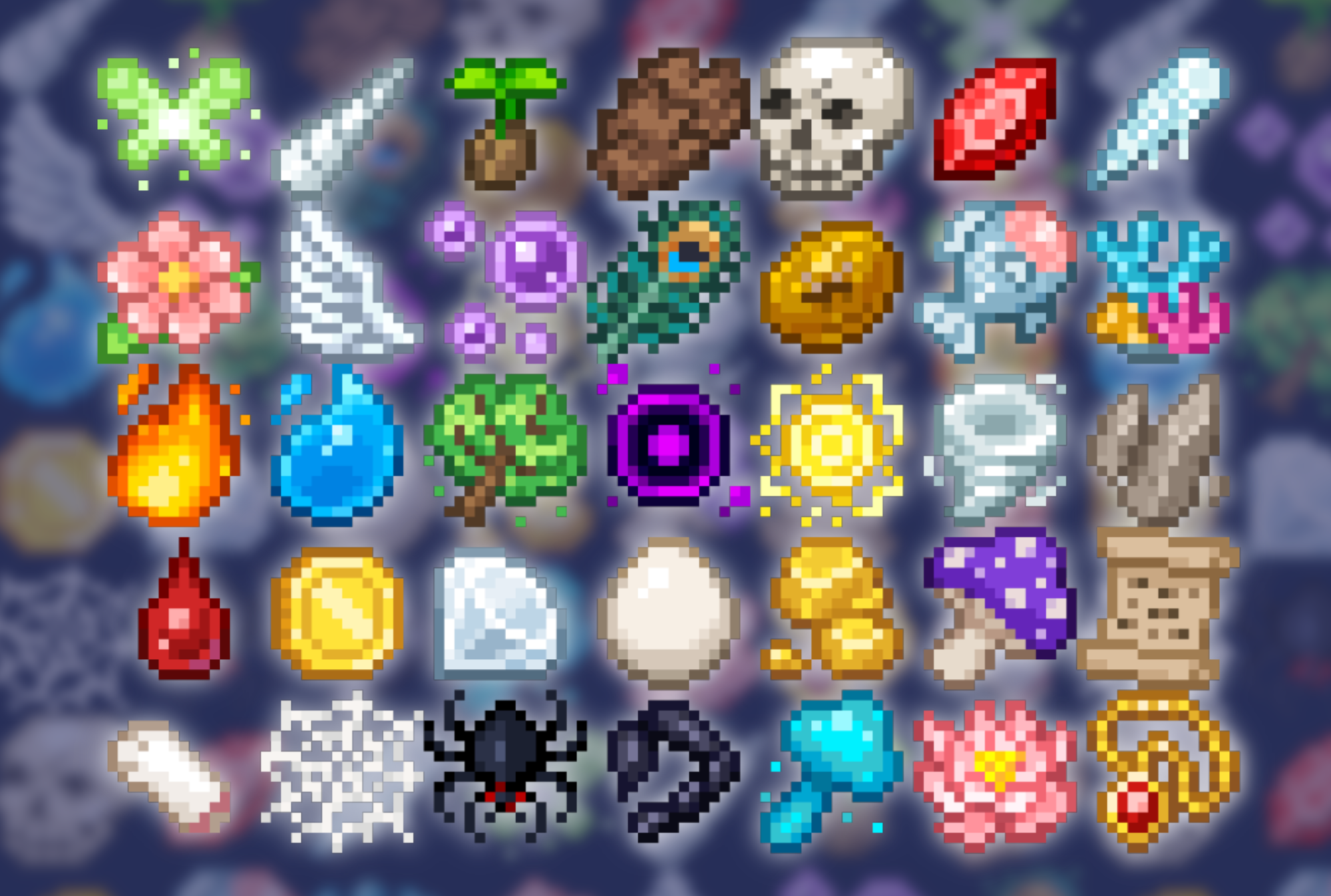 35 RPG Items - RPG Icons