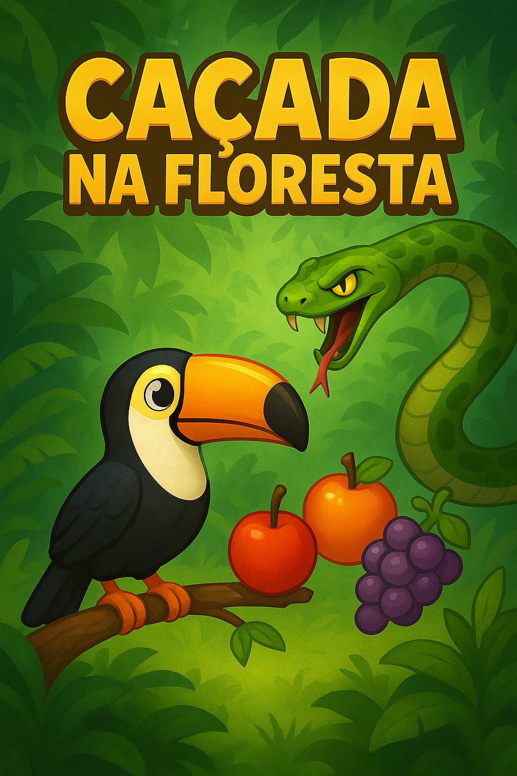 Cover image for CAÇADA NA FLORESTA