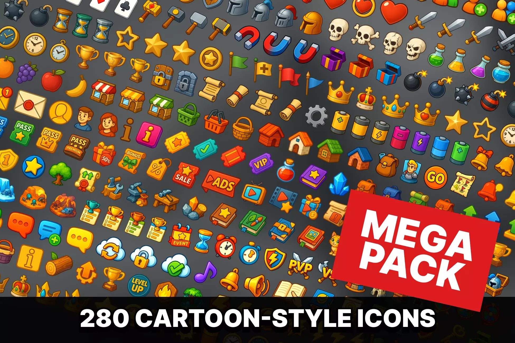 Play Cartoon Game Icons Pack - Recommended Game