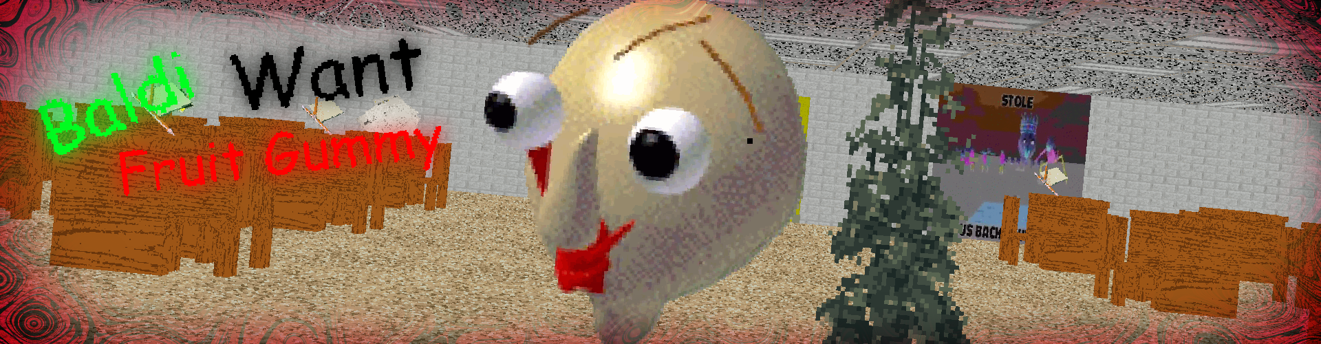 Baldi Want Fruit Gummy (Joke Mod) [Old Mod REVIVED 2019]