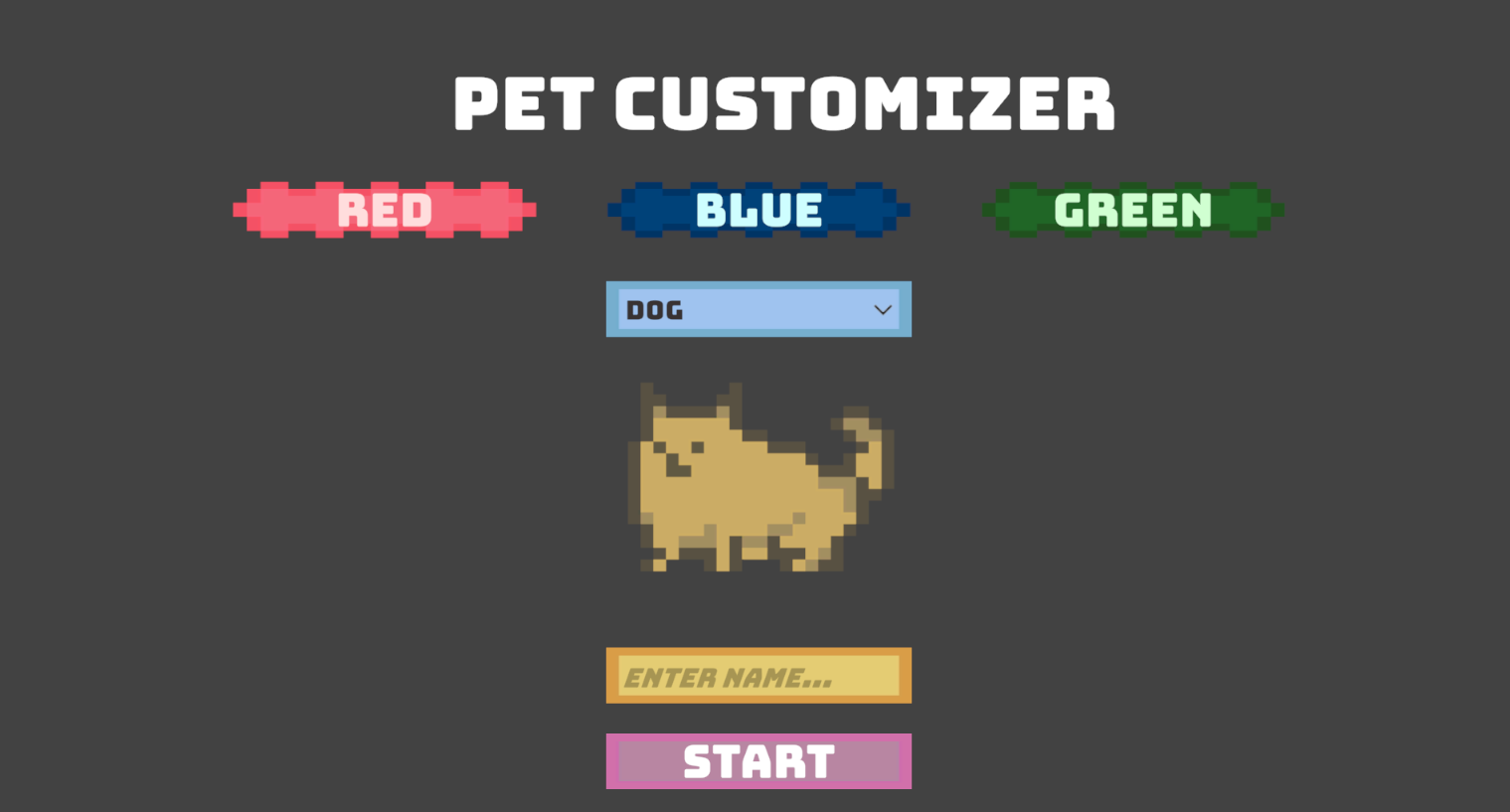 Cover image for Pet/Customizer