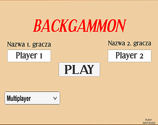 Training project : Backgammon