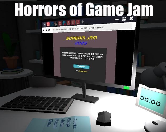 Horrors of Game Jam cover