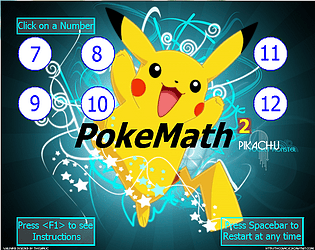 PokeMath 7 to 12