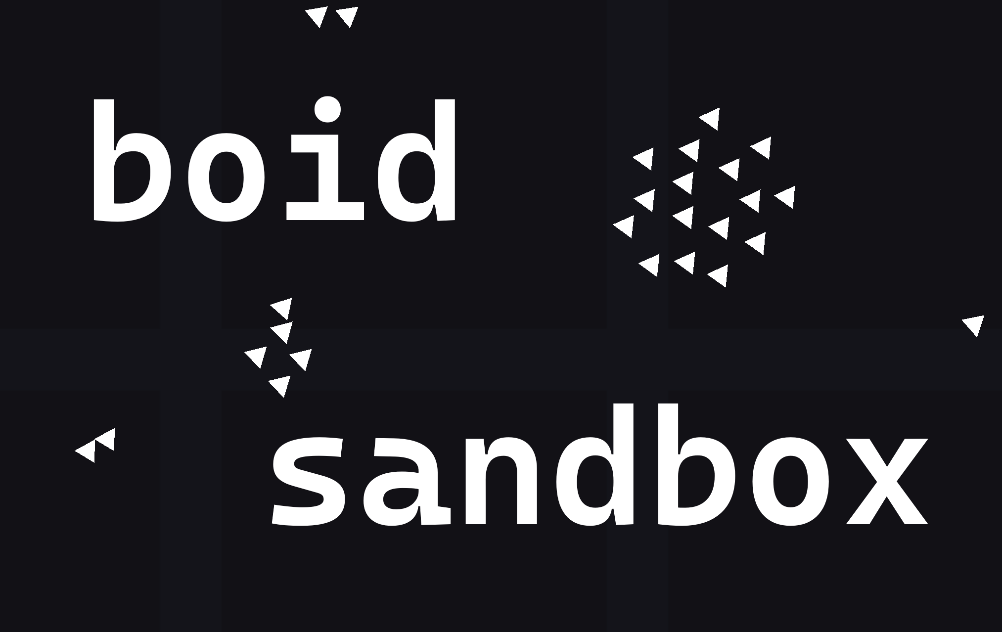 Boid Sandbox