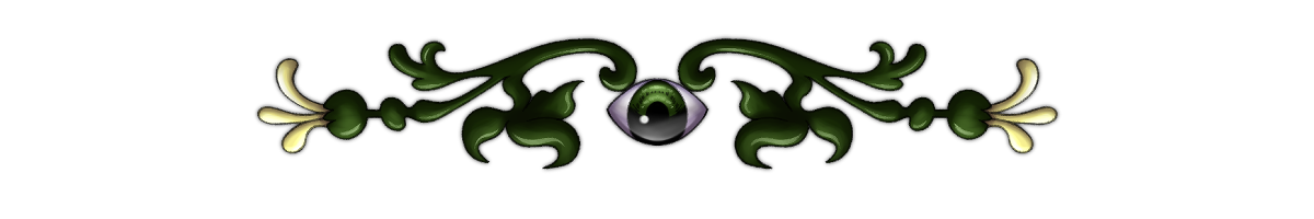 a drawing of an eye surrounded by two vines