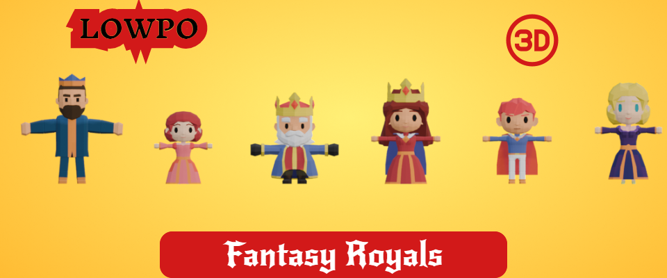 LOWPO: Cute Fantasy Royals – Character Pack