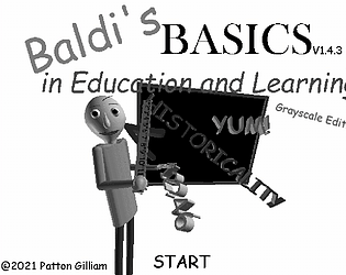 Baldi's Basics Grayscale Edition But TDB12022'S Bascis In xmas and subs With Mod Menu