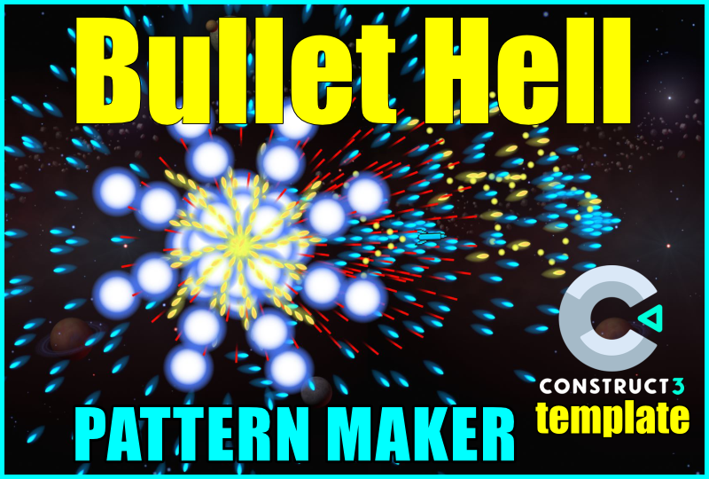 Bullet Hell Pattern Maker Construct 3 Template By Doptrix