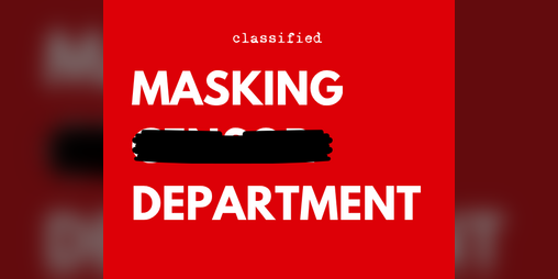 Cover image for Masking Department