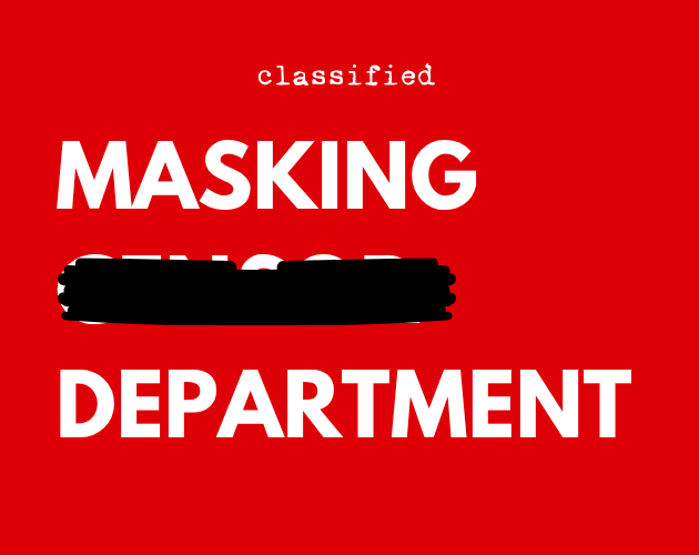 Cover image for Masking Department