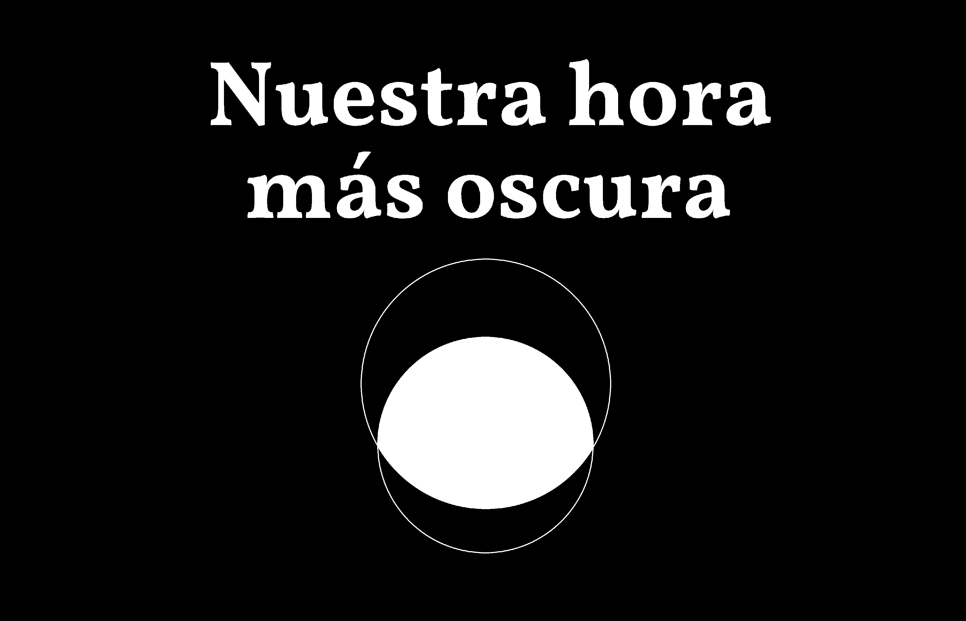 Cover image for Nuestra hora más oscura