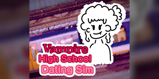 Cover image for Vampire High School Dating Sim