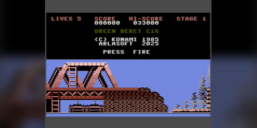Green Beret on the Commodore 16 Remake