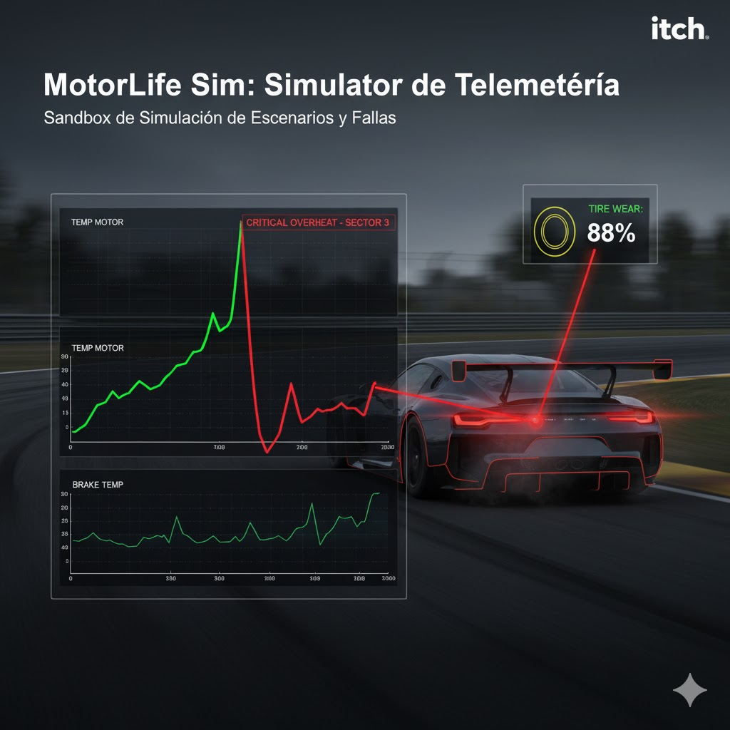 Cover image for MotorLife Sim: Simulador de Telemetría (Early Access)