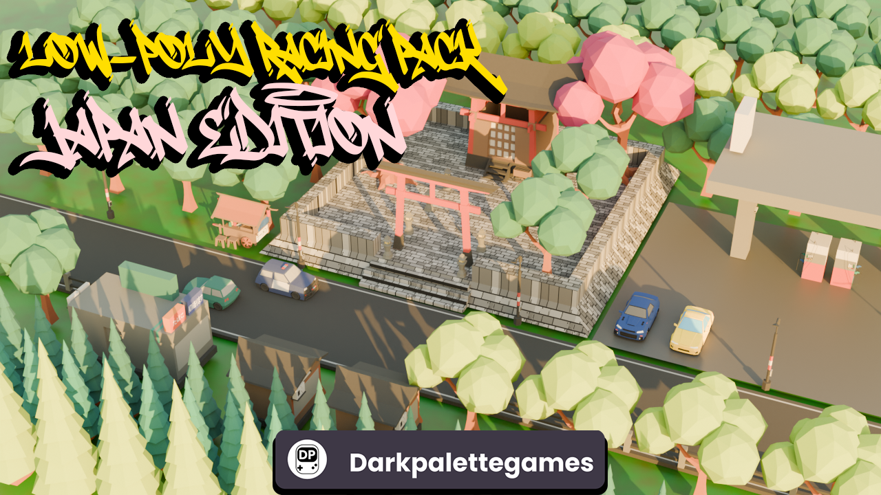 LOW-POLY RACING ASSET PACK- JAPAN EDITION