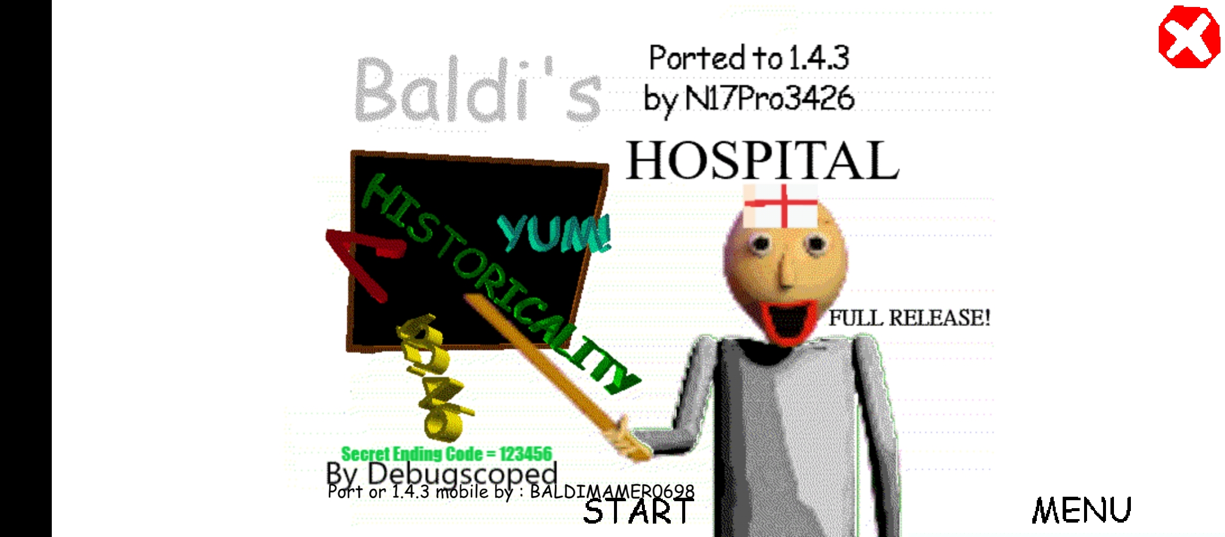 Baldi's Hospital 1.4.3 Port Android