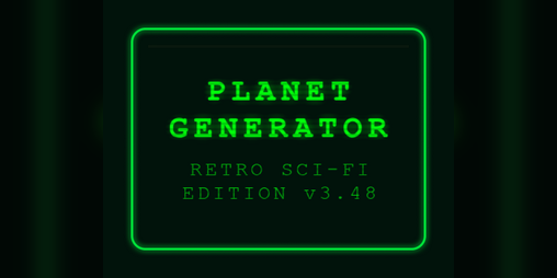 Cover image for Retro Sci-Fi Planet Generator