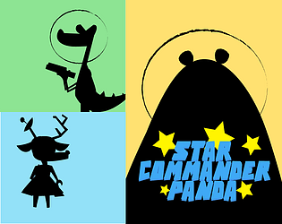 Star Commander Panda game screenshot