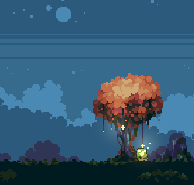 Frog and Tree