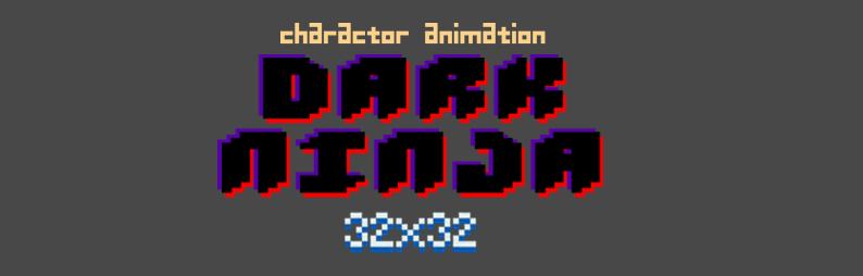 DarkNinja 2D Pixel Art - character animation