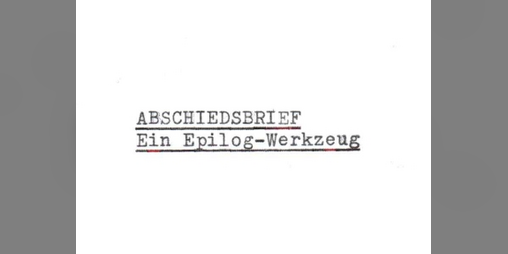 Cover image for Abschiedsbrief