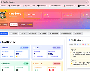 HotelHero Tycoon Strategy Game