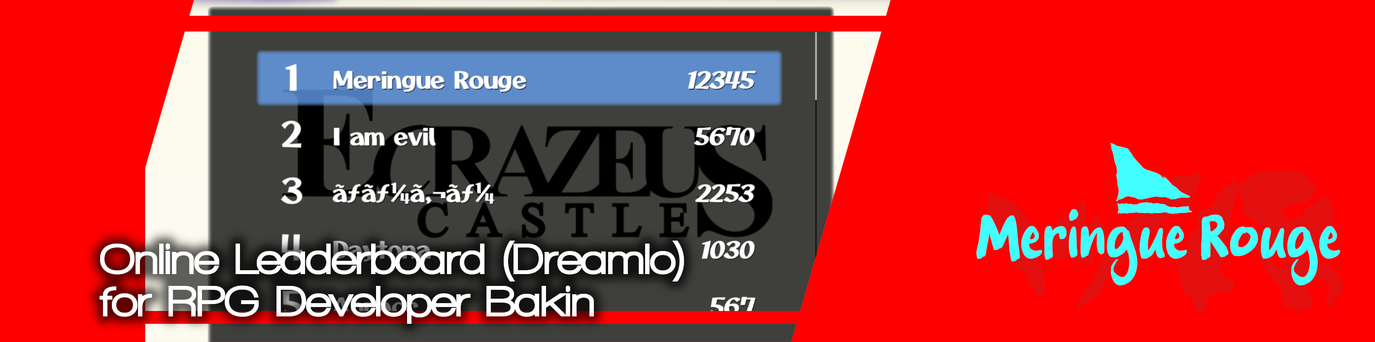 Online Leaderboards (Dreamlo) for RPG Developer Bakin