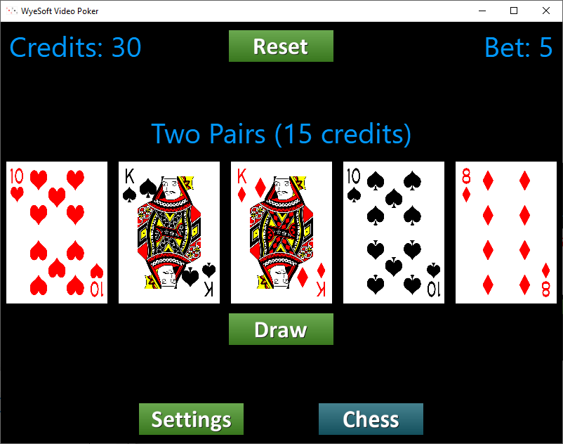WyeSoft Video Poker (Windows)