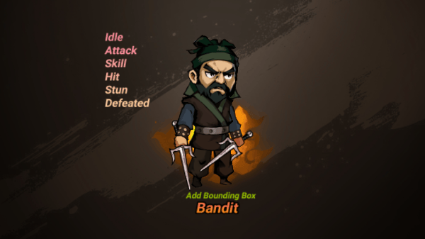 Bandit – 2D Spine Character Animation Pack by RGame