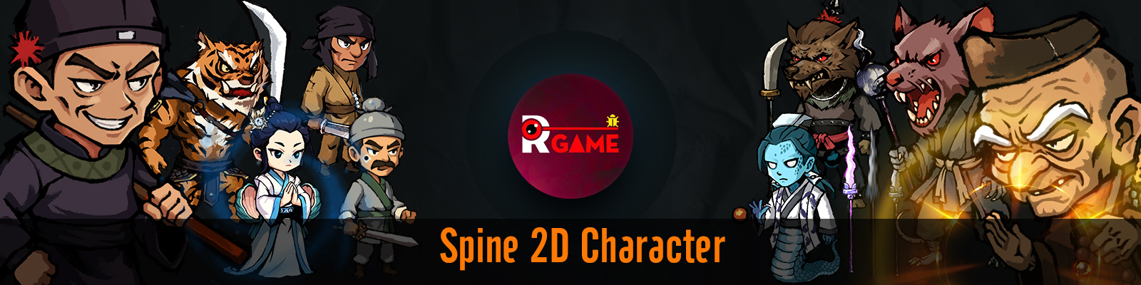 Blue Demon – 2D Spine Character Animation Pack