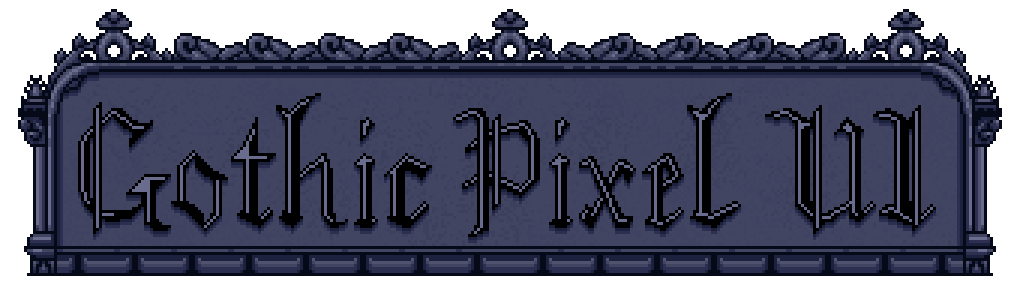 Gothic Pixel UI - Game Asset Pack