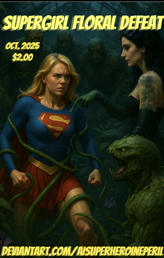Supergirl Floral Defeat
