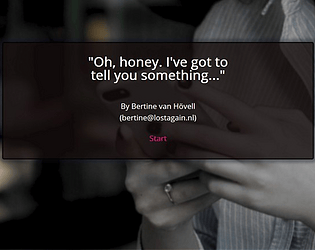 Hey, honey. I've got to tell you something...