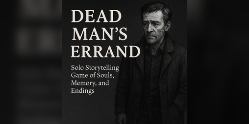 Cover image for Dead Man’s Errand A Solo Storytelling Game of Souls, Memory, and Endings