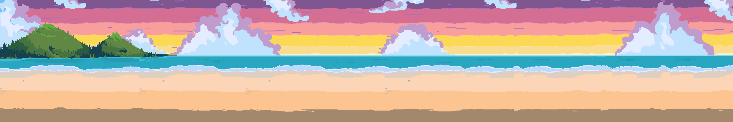 Animated Pixel Backgrounds