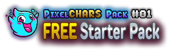 PixelChars 01 - Free Starter Pack