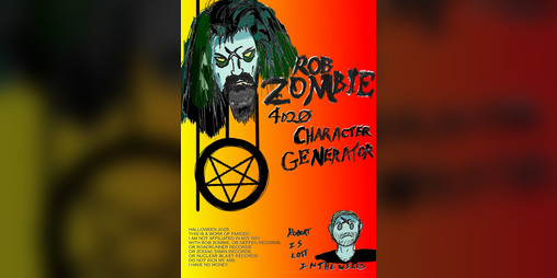Cover image for Rob Zombie 4d20 Character Generator