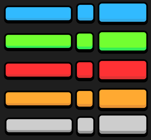 New Buttons! - Cartoon UI Icon Pack Vol. 1 [Update] by K7_42