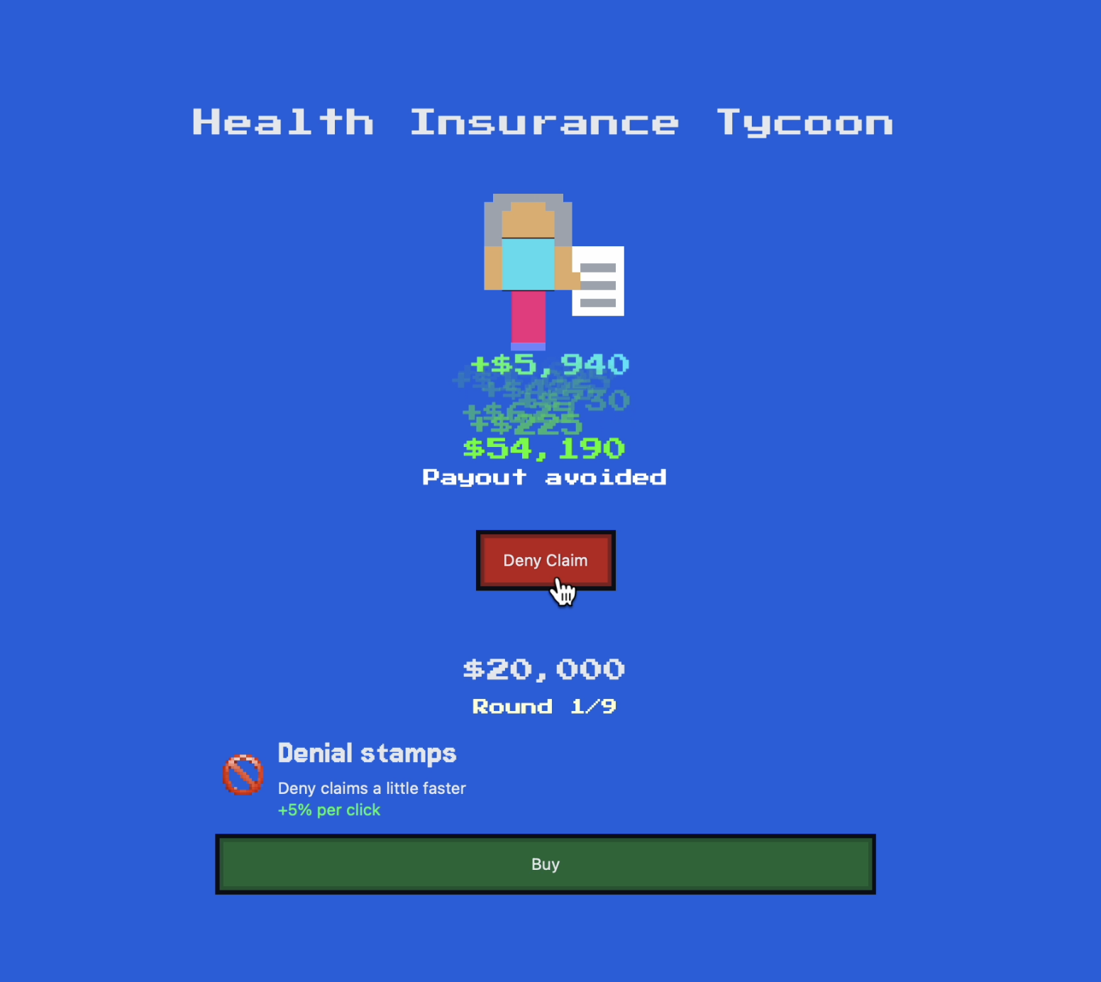 Cover image for Health Insurance Tycoon