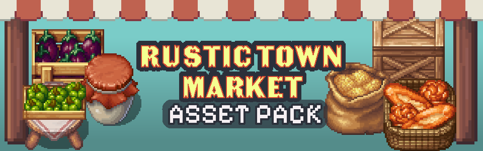 Rustic Town Market Props Pack