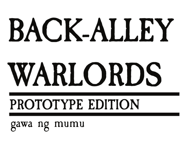 Cover image for Back-Alley Warlords [PROTOTYPE]