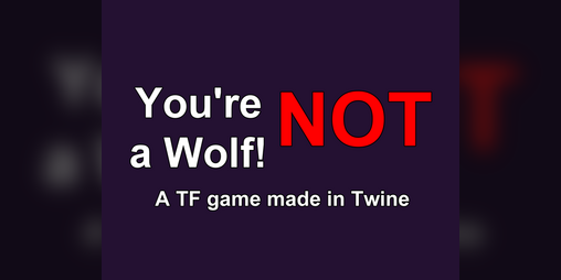 Cover image for You're NOT a Wolf!