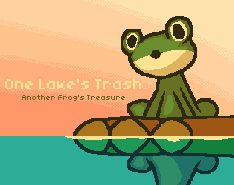 Cover image for One Lake's Trash, Another Frog's Treasure