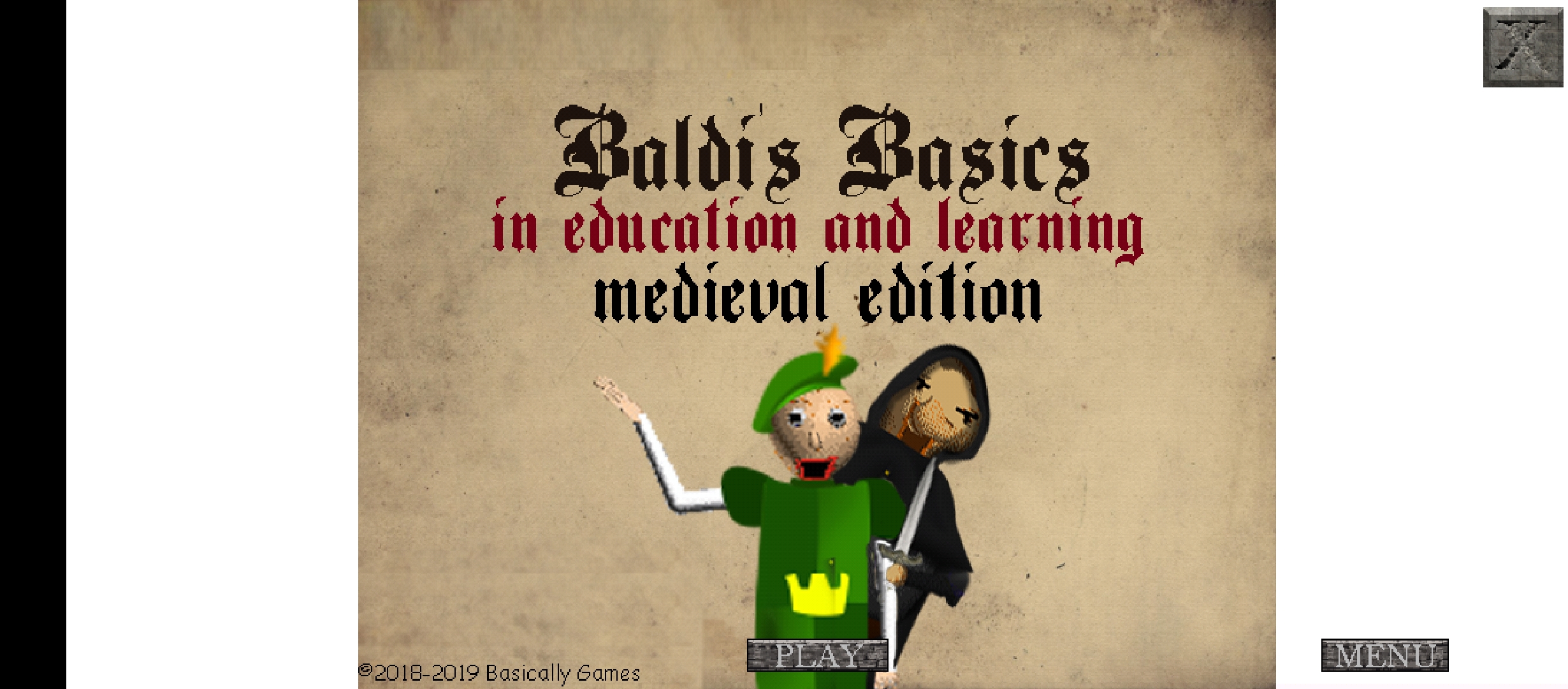 Baldi's Mediaval Edition But it's Arts and Crafters helps Baldi Android