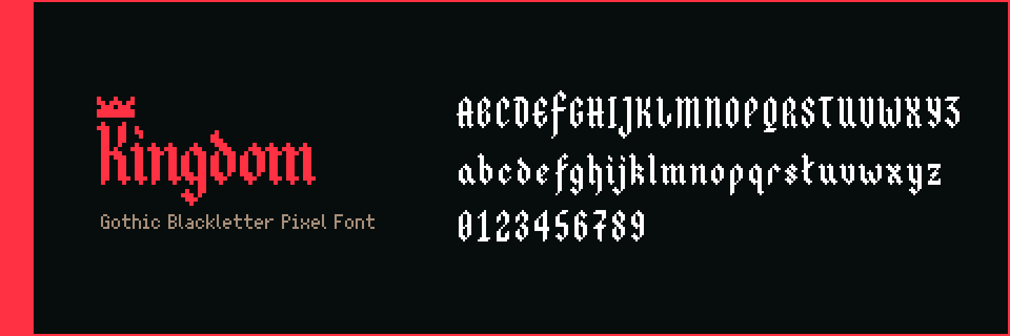 Pixel Font - Kingdom