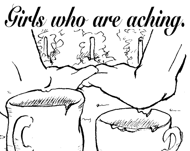 Cover image for Girls who are aching.